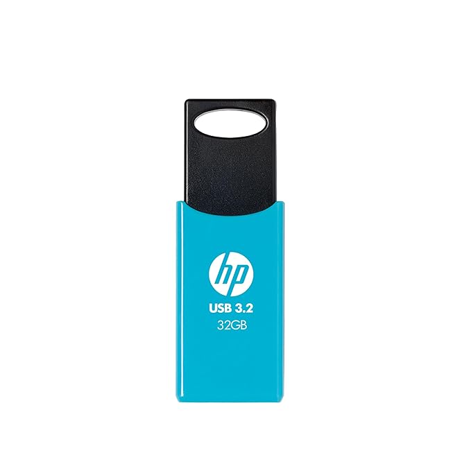 HP 712w 32GB USB 3.2 Flash Drive – Blue | High-Speed & Reliable Storage