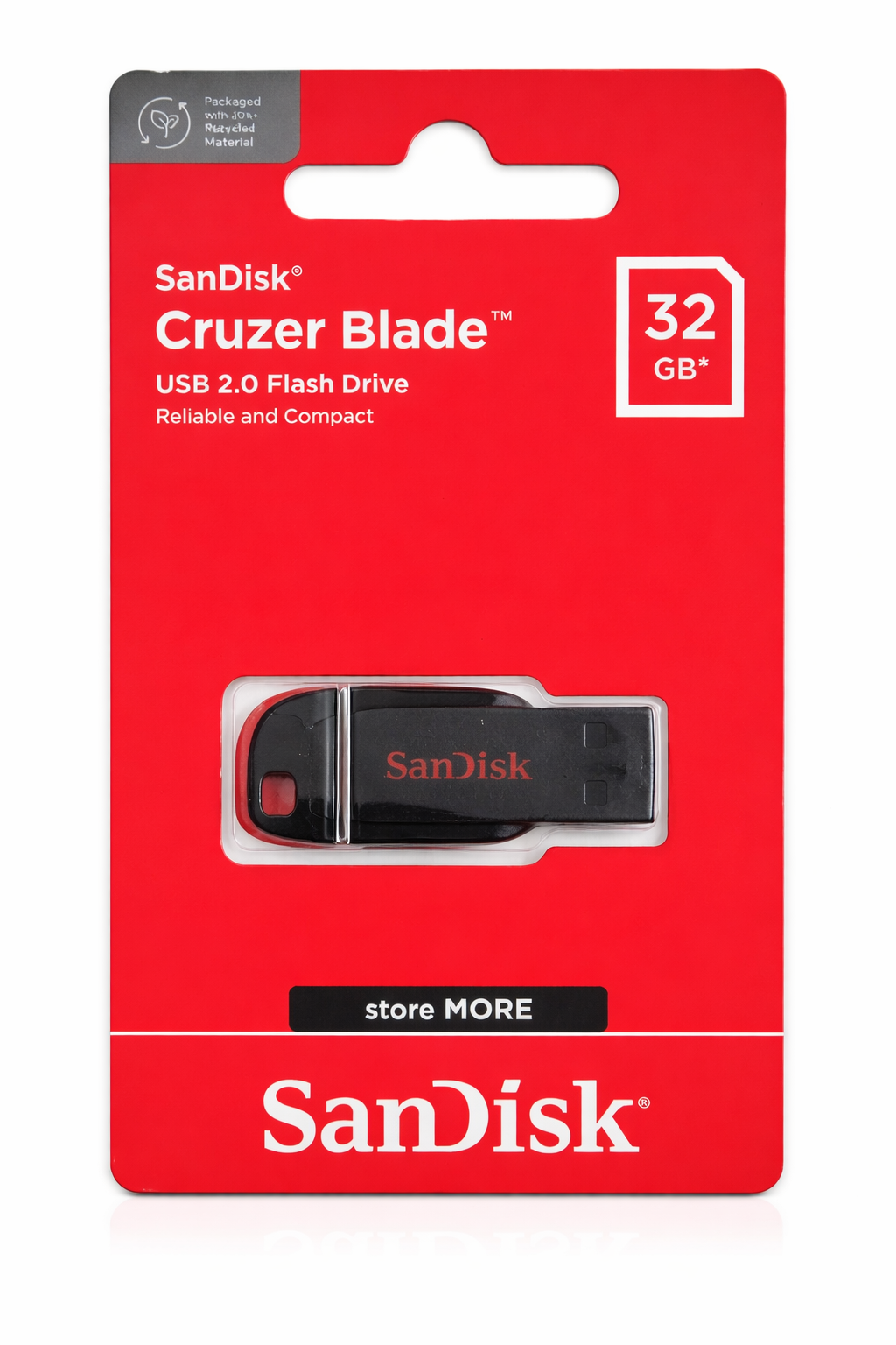 SanDisk Cruzer Blade 32GB USB Flash Drive (SDCZ50-032G-I35)