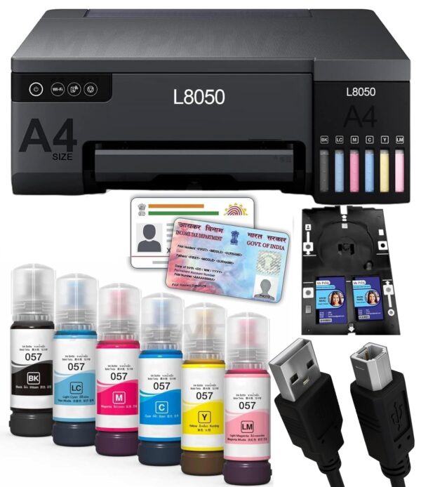 EPSON L8050 | A4 Size 6 Color Wireless Colour Home Inkjet Printers