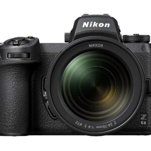 Nikon Z6 II Mirrorless Camera Z 24-70mm Lens with Additional Battery, Optical Zoom, Black