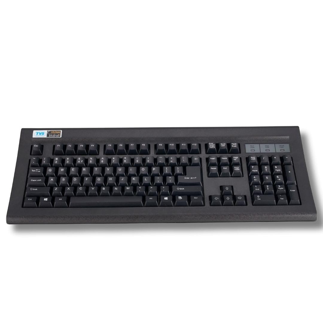 TVS Electronics Gold Prime Mechanical Wired USB Keyboard