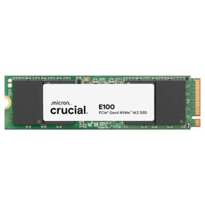 Crucial E100 480GB PCIe Gen4 NVMe M.2 SSD