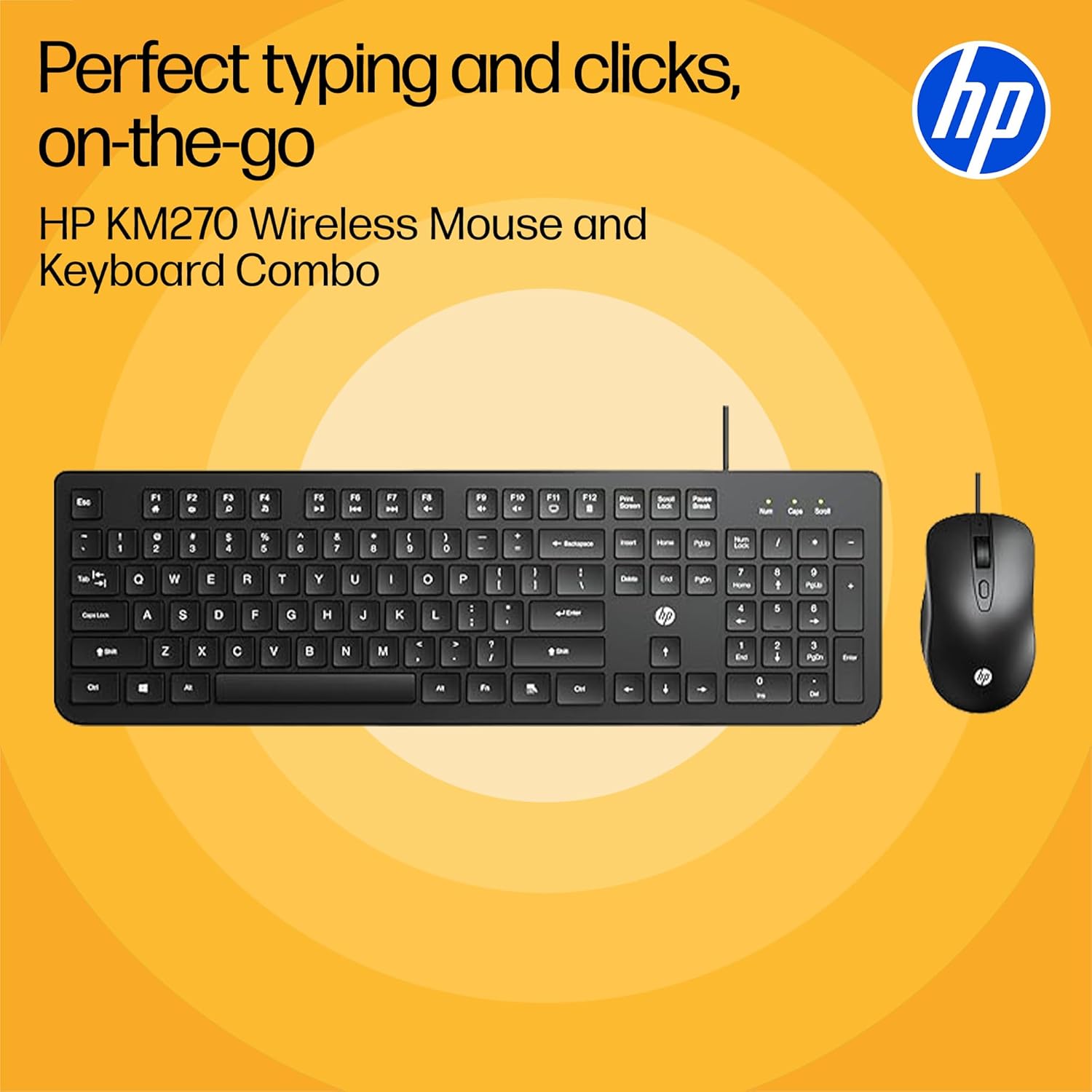 HP KM270 Wireless Mouse and Keyboard