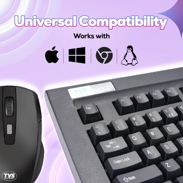 Prodot KB-Feather USB Keyboard TVS Champ devnagri USB Wired KeyboardTvs Electronics Gold Prime Keyboard Wired USB Platina Combo Wireless Mechanical Keyboard & Mouse