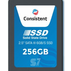 Consistent SSD 256GB 2.5 Inch SATA Internal SSD