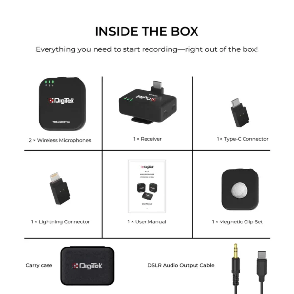Digitek DWM 101 Mini 2-in-1 Wireless Mi