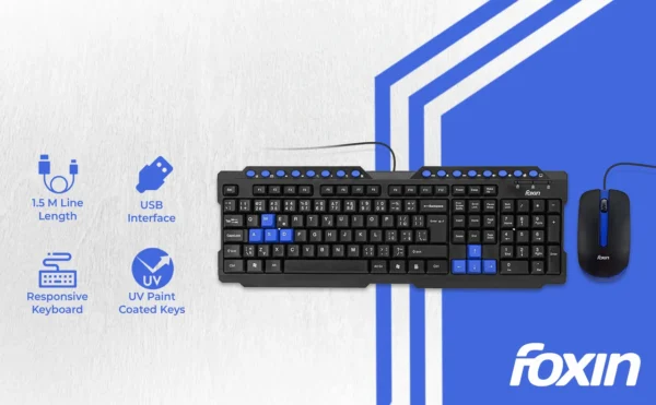 Foxin FKM 506 Pro Keyboard Mouse