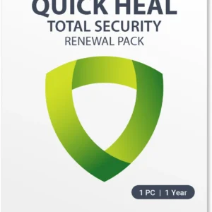 Quick Heal Total Security 1 PC 1 Year – Complete Device and Data Security Against All Cyber Threats (Instant Email Delivery)