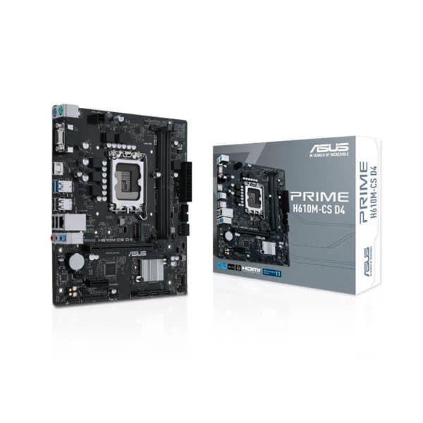 ASUS Prime H610M-CS D4 Intel H610 LGA 1700 Micro ATX Motherboard