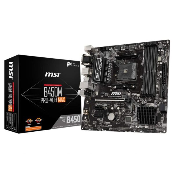 MSI B450M PRO-VDH Max Motherboard
