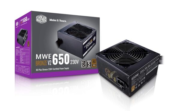Cooler Master MWE 450 V2 80 Plus Bronze SMPS Cooler Master MWE 550 Watt V3 smps MasterWatt 750 80 Plus Bronze Certified ATX PSU MasterWatt 650 80 Plus Bronze Certified ATX PSU