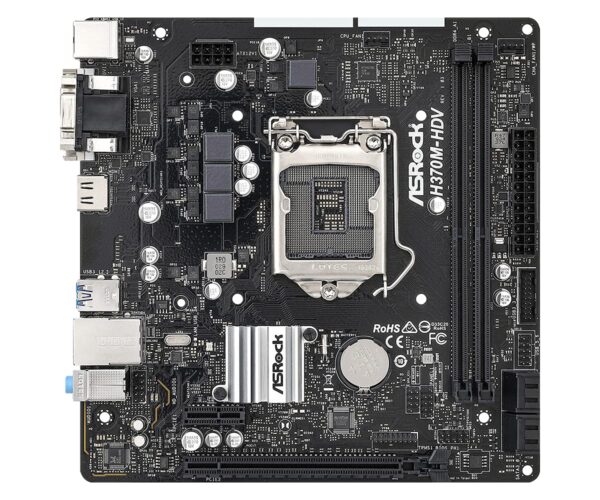 ASRock H370M-HDV LGA1151 Micro-ATX Motherboard