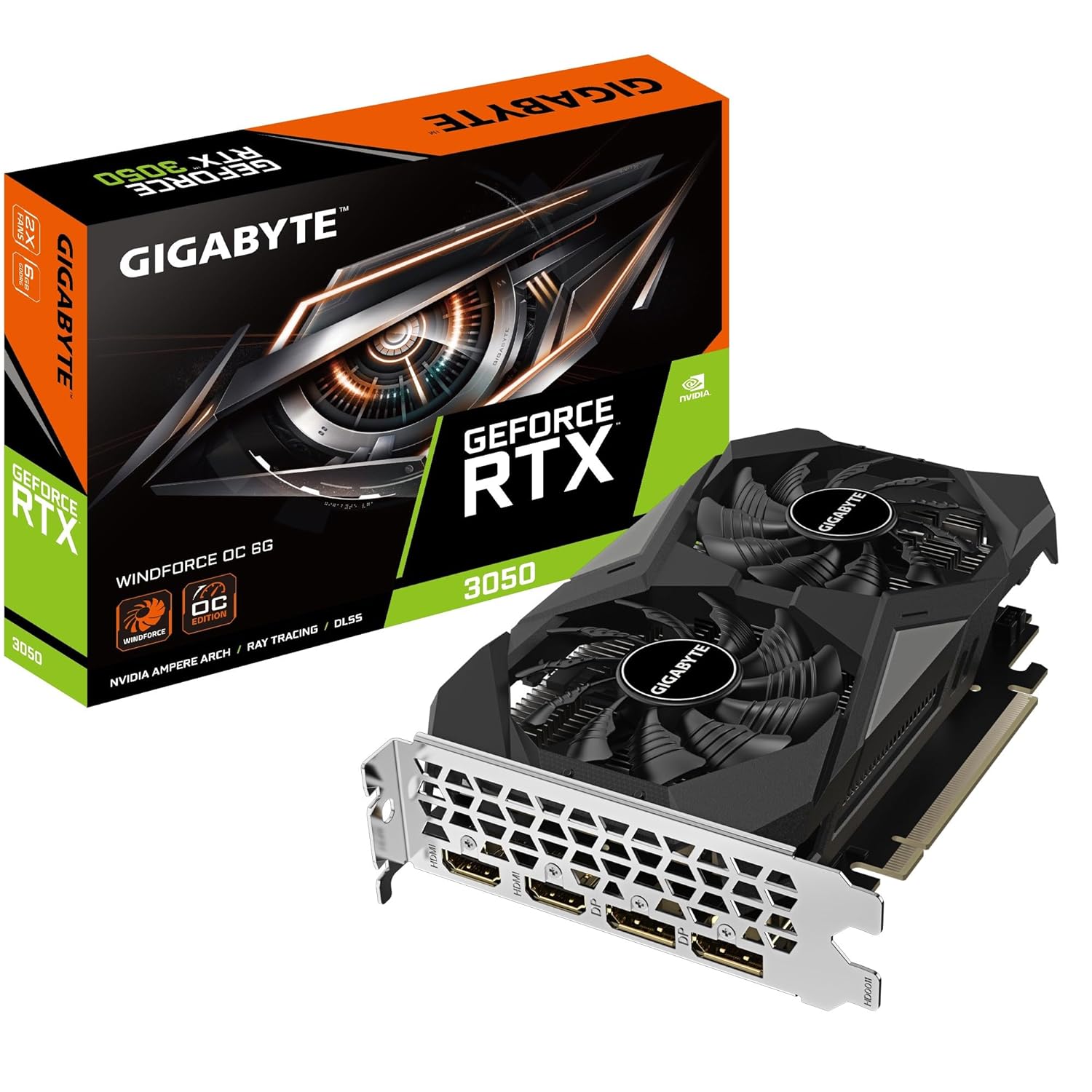 GIGABYTE RTX 3050 WINDFORCE OC 6G