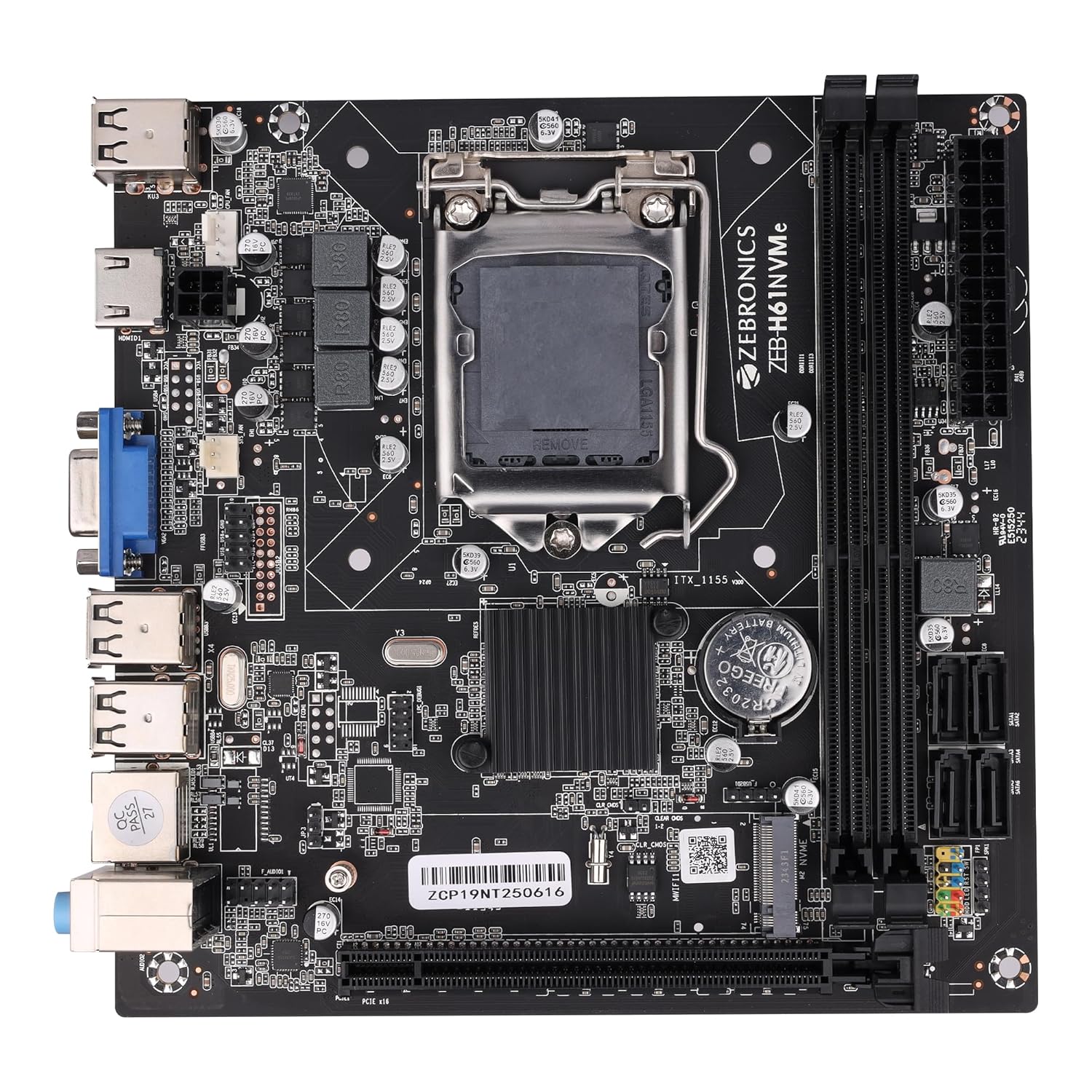 ZEBRONICS H61-NVMe motherboard