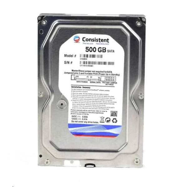 Consistent CT3500SC 500GB Desktop Internal HDD