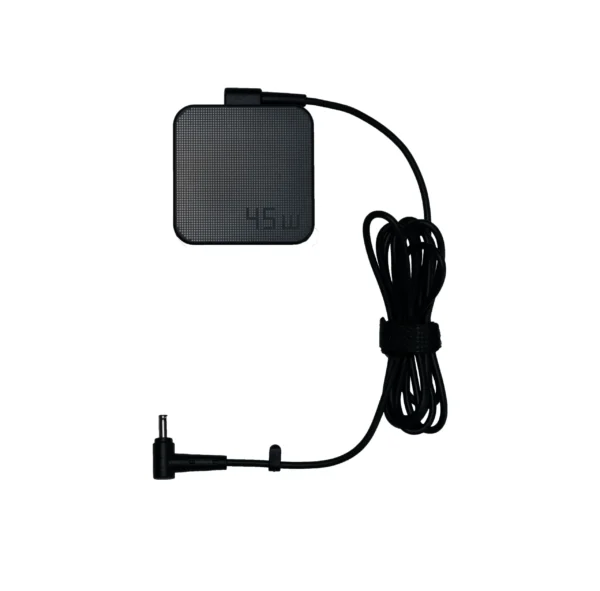 Tech Specs Color Black Dimensions (cm) 59(L)*59(W)*28.5(H) mm Height 28.5 mm Depth 59 mm Length 59 mm Warranty 1 Year Warranty Additional Features Input AC100~240V, 50/60Hz, 1.2A Output 19.0V/2.37A Watts (W) 45.0W DC Plug Ø4.5mm DC Cable Length (mm) Output cable:160 cm Power Cord:90 cm Weight (g) 147 g Compatible Device E1404FA, E1404GA, E1504FA, E1504GA, M1405YA, M1605YA, TN3402YAB, TP3402VAB, X1402ZA, X1404VA, X1404ZA, X1502ZA, X1504VA, X1504ZA, X1505VAU, X1605VAB, X1605ZAB Supported Models E1404FA, E1404GA, E1504FA, E1504GA, M1405YA, M1605YA, TN3402YAB, TP3402VAB, X1402ZA, X1404VA, X1404ZA, X1502ZA, X1504VA, X1504ZA, X1505VAU, X1605VAB, X1605ZAB Pin size Round Pin (4.5mm)