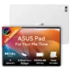 ASUS Pad T3201 8GB 128GB 12.2 inch 2.8K 144Hz OLED Tablet ASUS Pad T3201 Pure White tablet front view ASUS Pad T3201 12.2 inch OLED display ASUS Pad T3201 rear camera and design ASUS Pad T3201 8GB 128GB tablet side view ASUS Pad T3201 tablet with protective cover