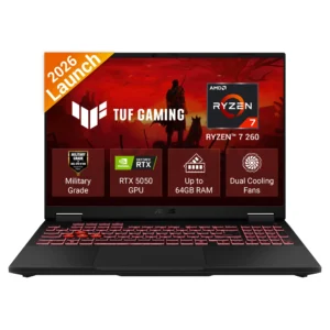 AMD Ryzen 7 260, RTX 5050 GPU (16GB/512GB/40.64 cms (16) FHD+/Windows 11 Home/Office Home 2024 + M365 Basic (1 Year Validity)*)